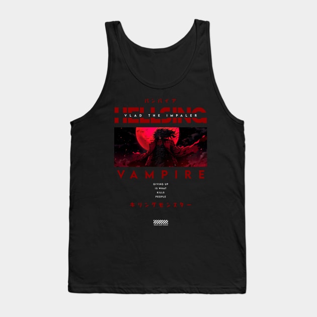 Hellsing - Alucard Tank Top by trashcandy